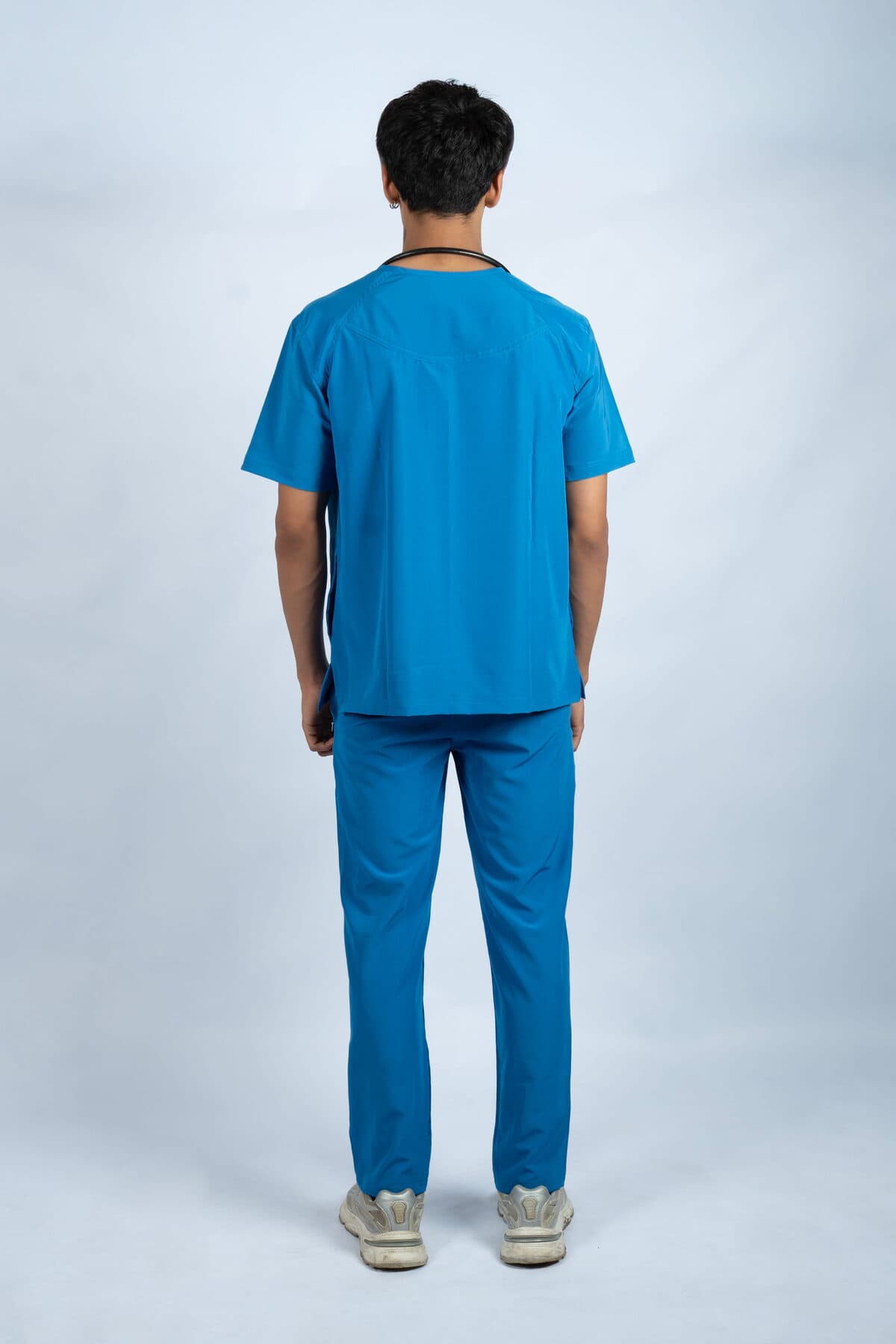 Men’s Athletic Scrub Set – Royal Blue alternate view