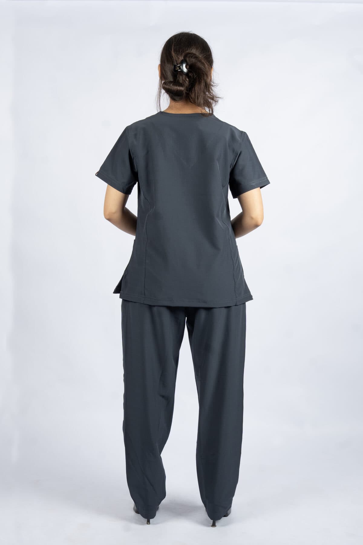 Women’s Athletic Scrub Set – Airforce Blue alternate view