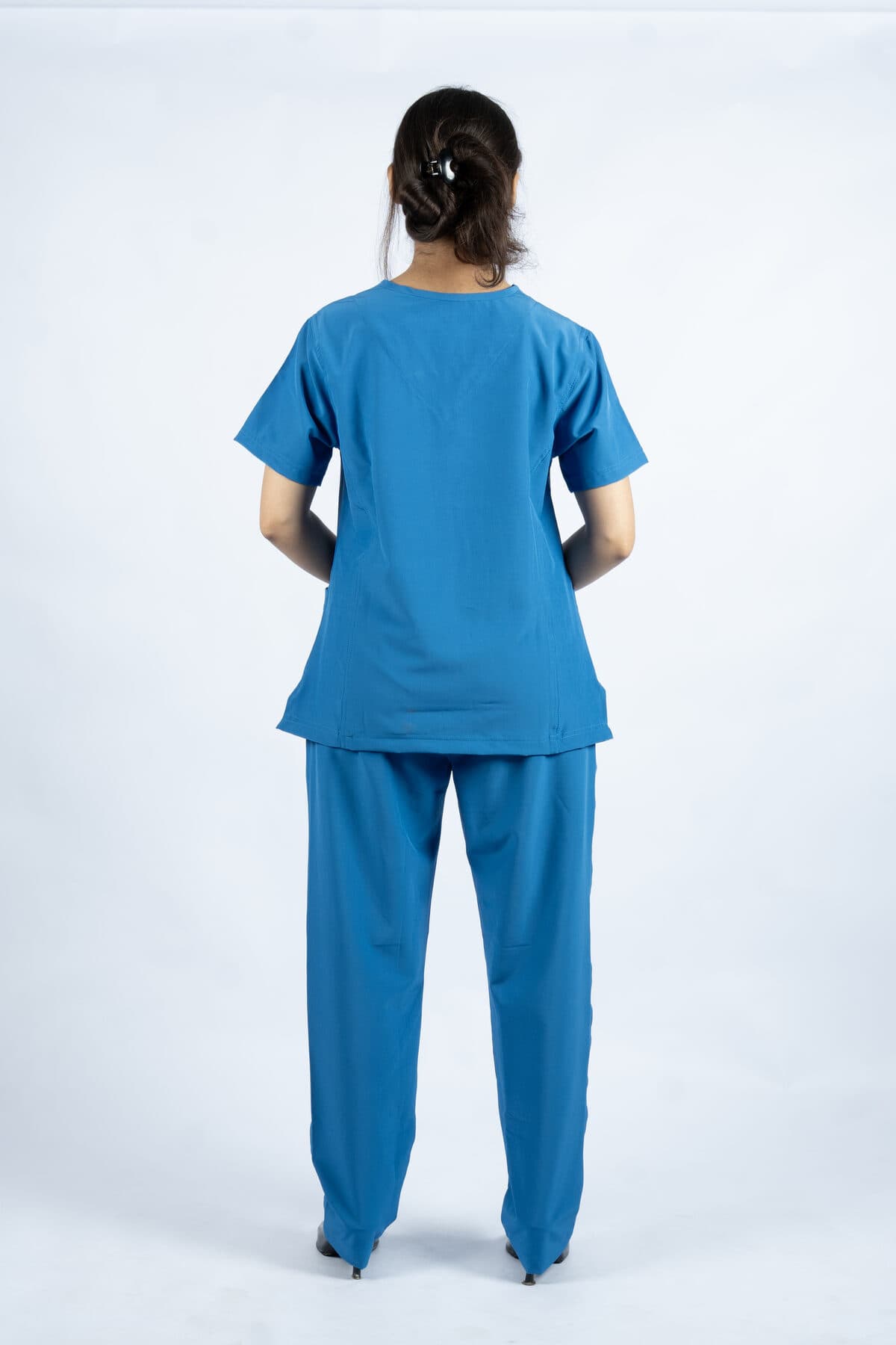 Women’s Athletic Scrub Set – Royal Blue alternate view